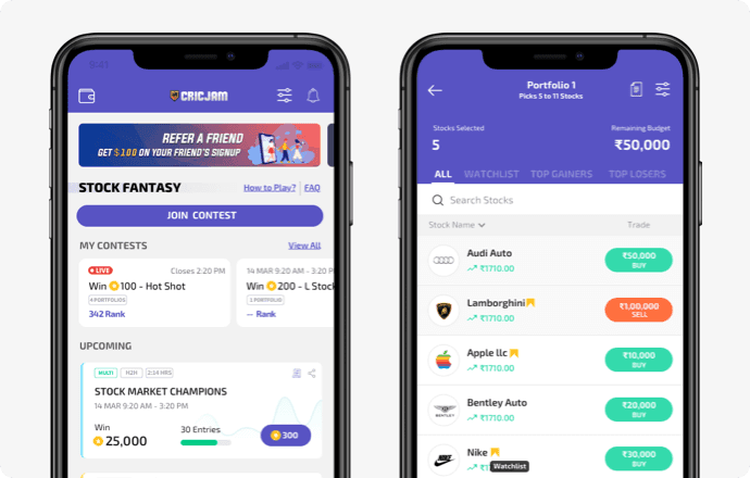 Fantasy Stock Market Games