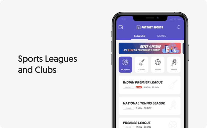 Sports Leagues  and Clubs