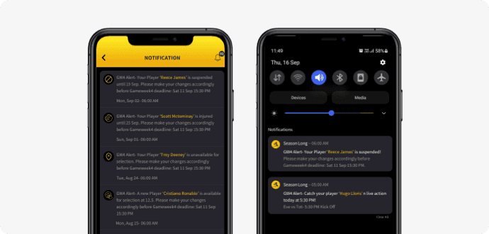 Special Notifications