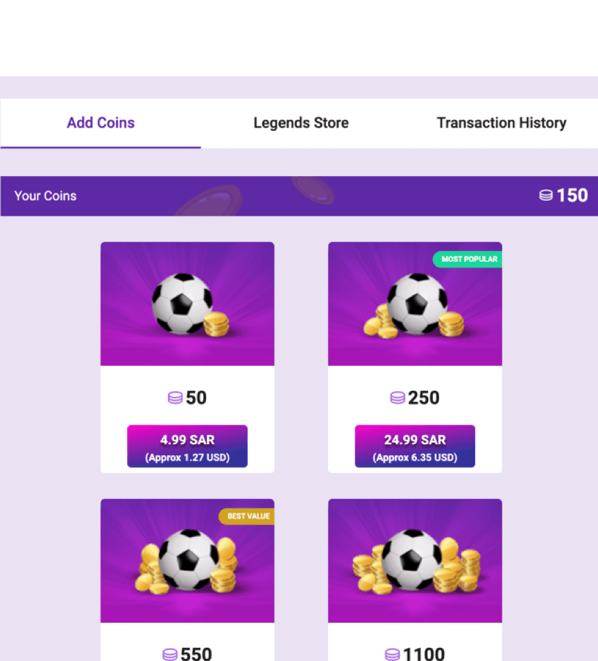 In-App Coin Purchase