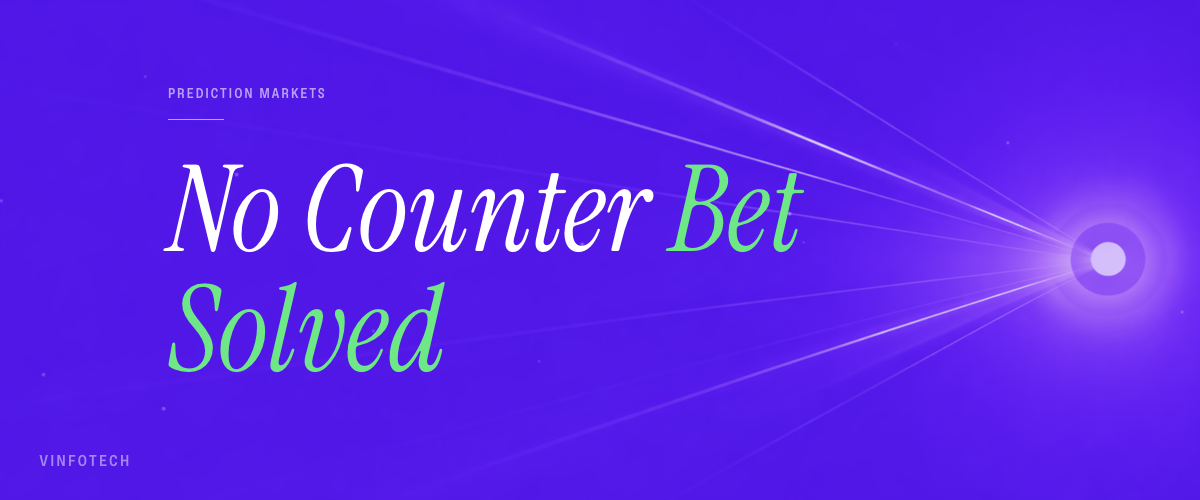 Solving the No Counter Bet Problem in Prediction Market