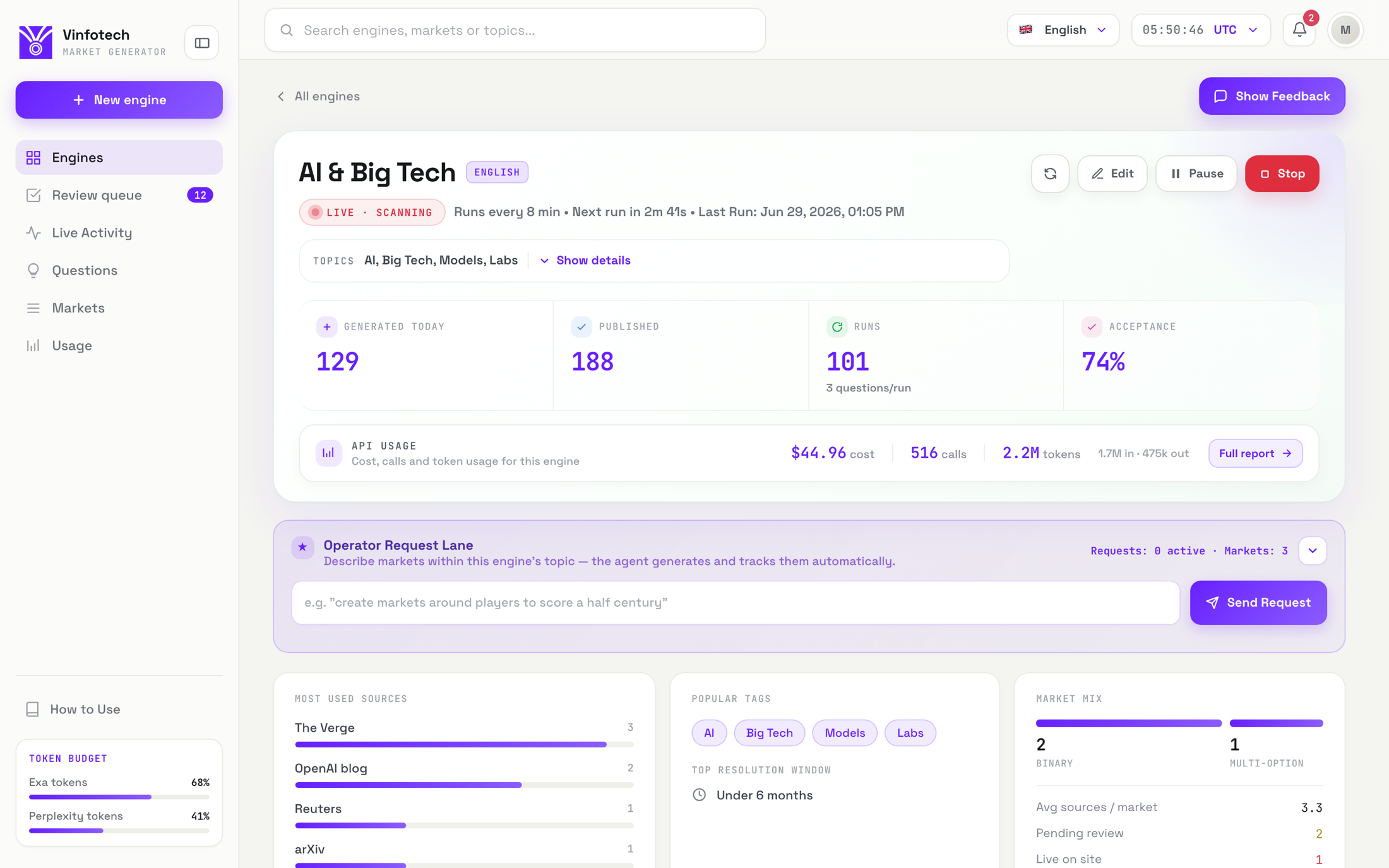 AI Market Creator
