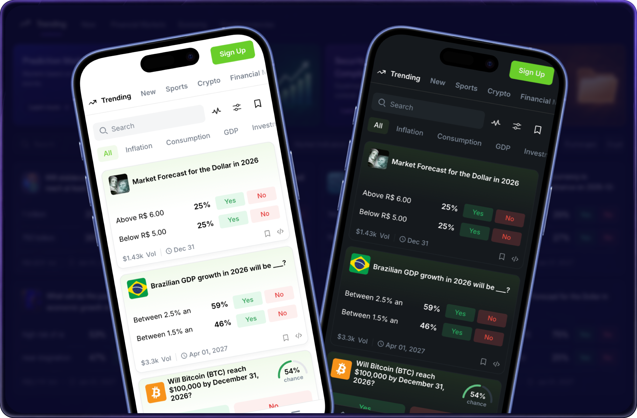 Prediction Market Platform UI 2